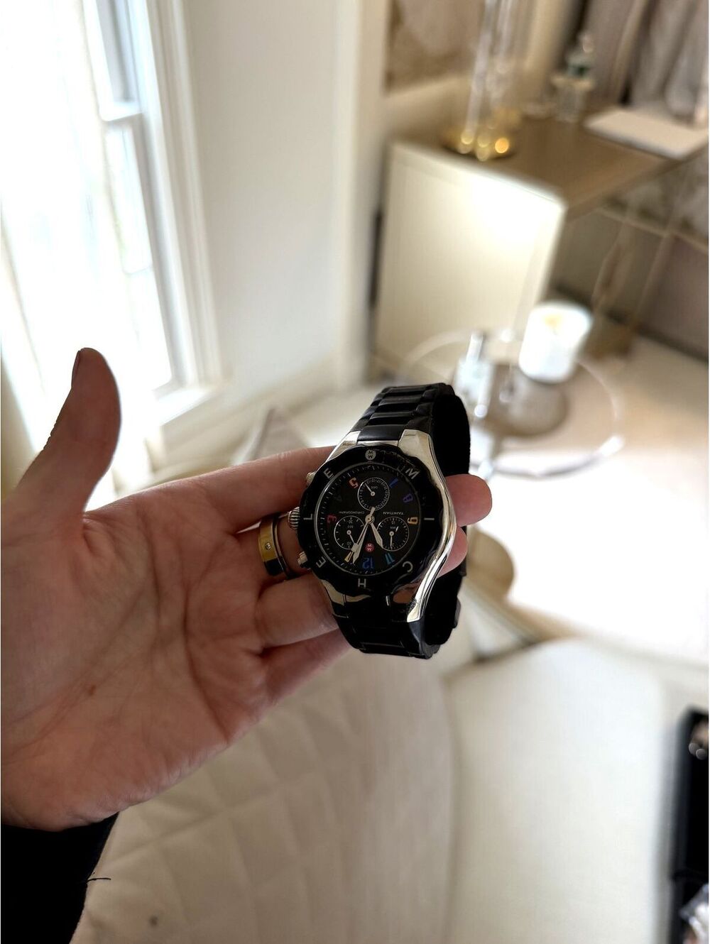 Michele Tahitian Jelly Bean Chronograph Watch